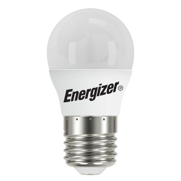 Malá LED žárovka E27 4,9W 470lm G45 denní, ekv. 40W, Energizer